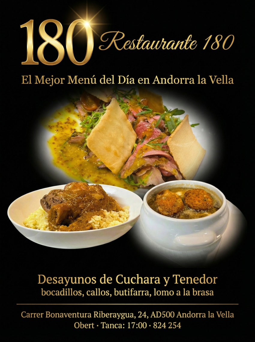 On menjar el millor menú del dia a Andorra i en concret a Andorra la Vella. Donde comer el mejor menú del día en Andorra y en concreto en Andorra la Vella.